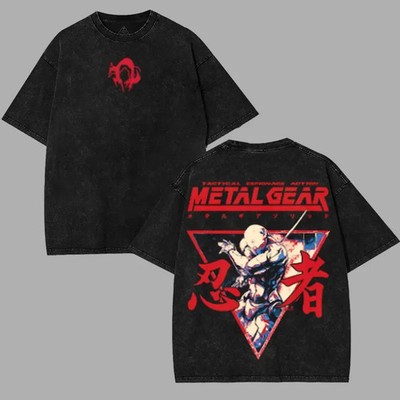 Metal Gear Cyborg Ninja Vintage Retro Double Sided Game Tribute T-Shirt