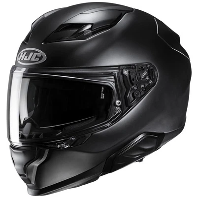 HJC F71 Solid Integralhelm Matt-Schwarz Integralhelm Motorradhelm Sonnenblende - Bild 1 von 3
