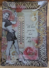 Cowgirl Glass Change Dish Trinket Tray *READ