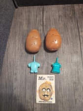 Vintage 1960s Mr. Potato Head Lot Hasbro Made In USA Body Two Potatoes
