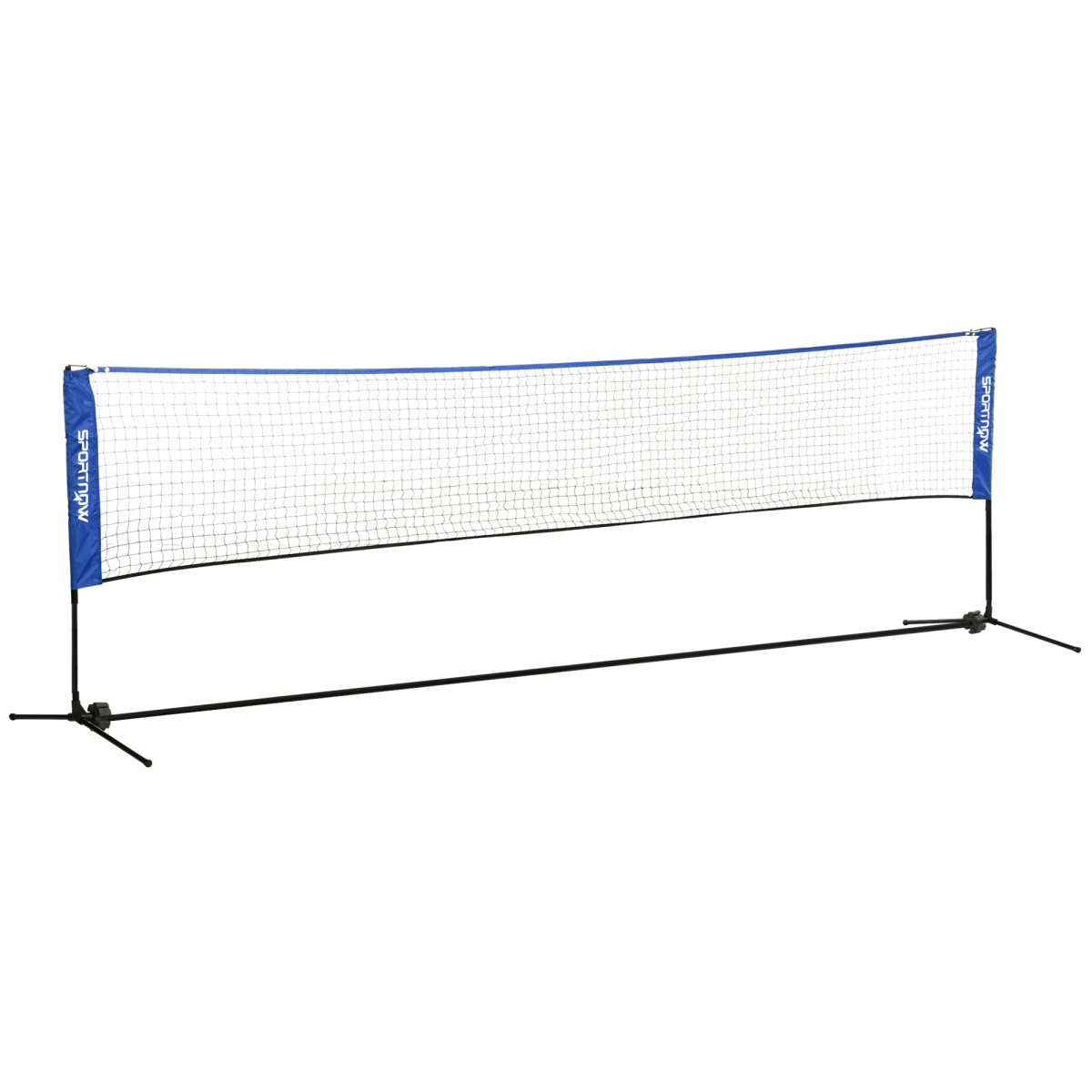 SPORTNOW 4m Badminton Net Adjustable Sports Net for Tennis, Volleybal - Blue