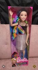 Barbie 28 inch Rainbow Sparkle Best Fashion Friend Doll - Black Hair #61488 NRFB