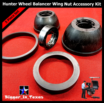 #ad Hunter Wheel Balancer Wing Nut Cups Rubber Rings amp; Pressure Ring Accessory Kit $99.00