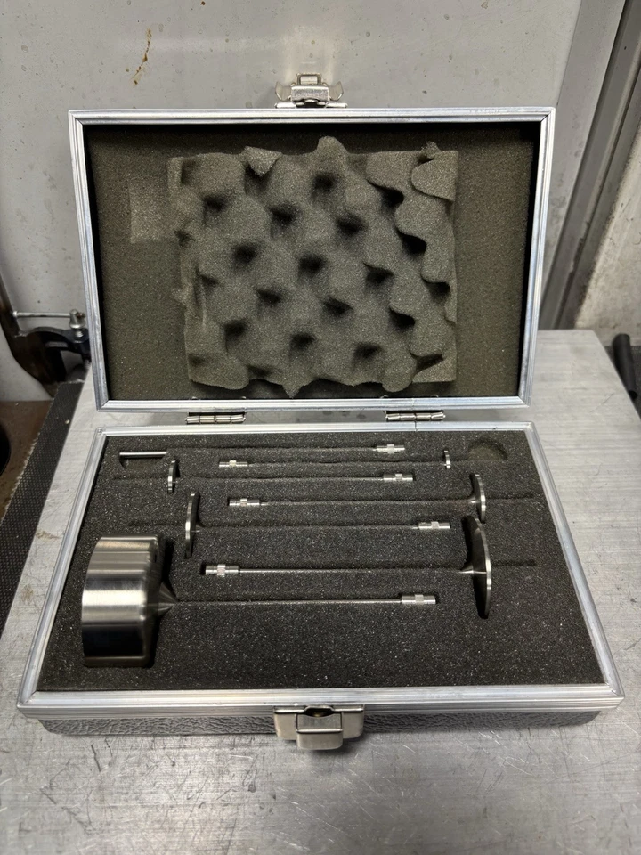 Juego de husillo viscosímetro Brookfield RV #1–7 con estuche – compatible con RV/HA/HB Foto 2 de 4