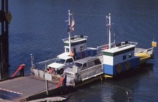 35 MM Color Slides Pro Photo Nautical Ferryboat with Cars 1993 #03