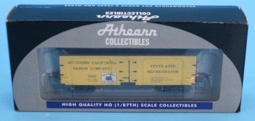 Refrigerador de madera ventilado 36' escala HO Roundhouse Southern Cal Edison Co #1002 | Zustand: New