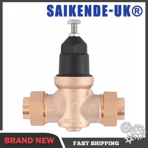 1" NR3XLDU Water Pressure Reducing Valve, Double Union FNPT Connection for Home