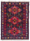 Rare Hand Knotted Afghan Adras Khan Balouch Wool Area Rug 6.5 x 3.10 Ft