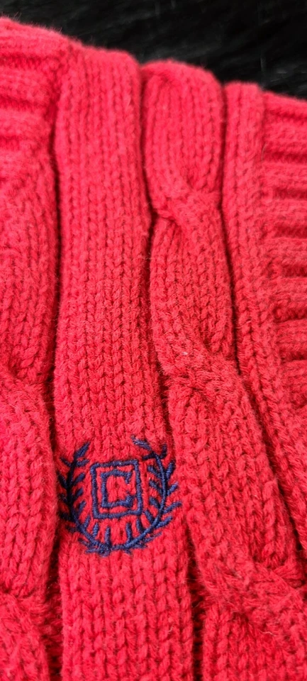 Chaleco Suéter Chaps 4T Rojo 100% Algodón Pull Over Enviado Rápidamente 💨 Foto 3 de 4