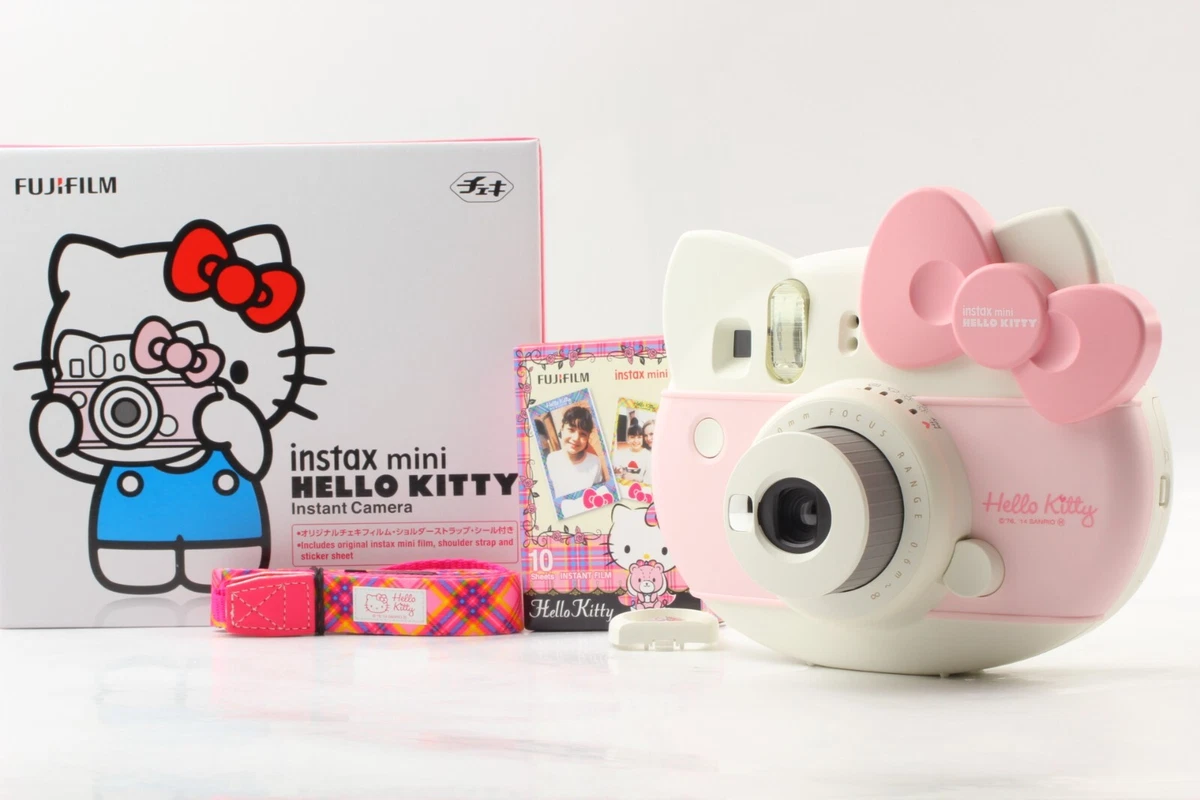 [TOP MINT] FUJIFILM Hello Kitty Instant Camera Kit Cheki Instax Mini Series  Pink