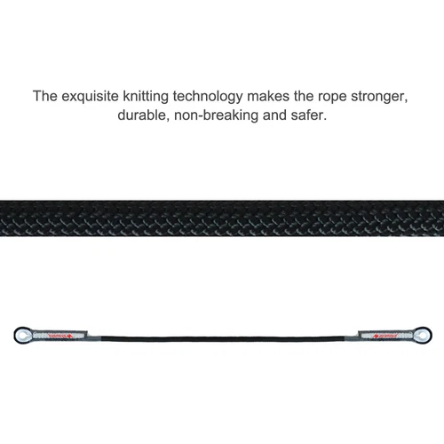 27KN 11MM Static Rope Rock Climbing Rope Rappelling Safety Rescue Auxiliary Cord - Picture 7 of 10