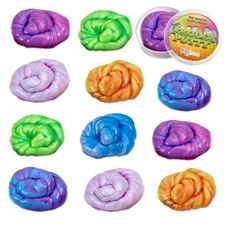 Frudge Putty - 12 Pack - Heat Sensitive - Color Changing 0.5 Oz Mini Slime Putty
