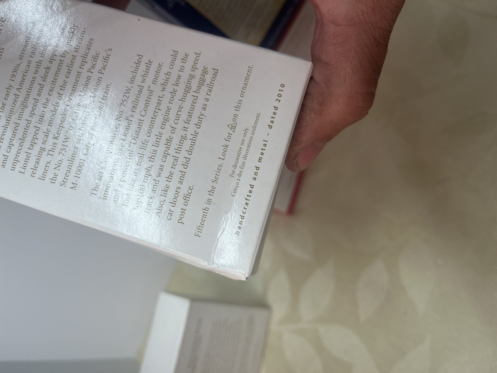 Hallmark Lionel Chessie, Pennsylvania, UP Caboose