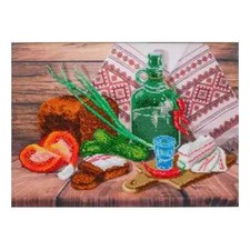 Feast Bead Embroidery Scheme on Canvas DIY Stamped Printed Pattern t-1190