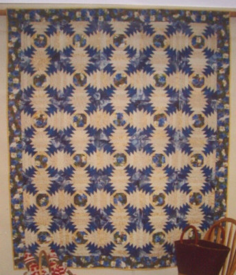 Pineapple 12''blocks pieced quilt pattern  *K