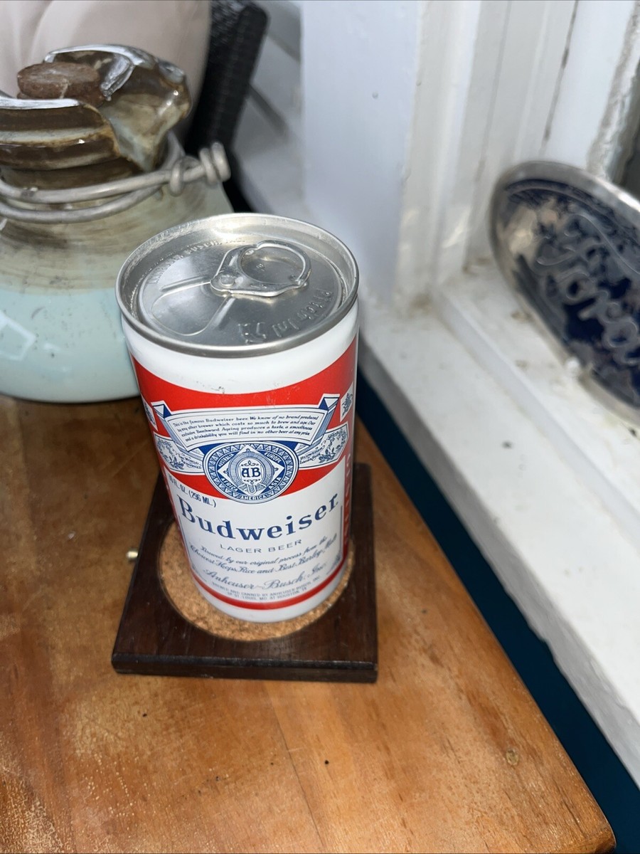 can Budweiser Beer 10 oz. 1970s St.Louis, pull top empty Combined