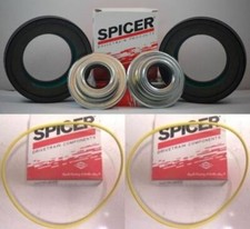 Dana Super 60 Fit Ford F250 F350 2005-2024 Front Axle Seals Set