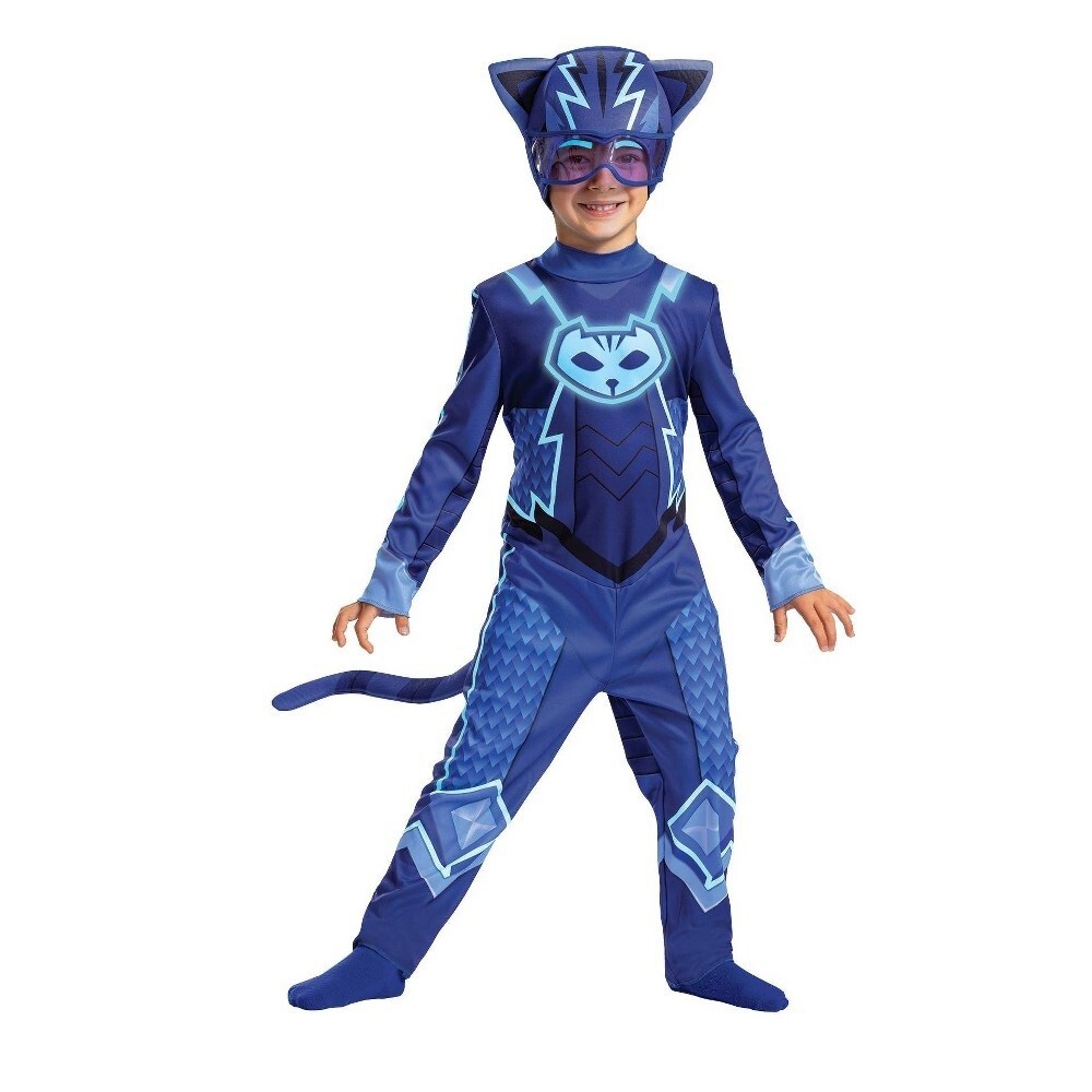 PJ Masks Toddler Catboy Glow in the Dark Jumpsuit Costume - 3T-4T