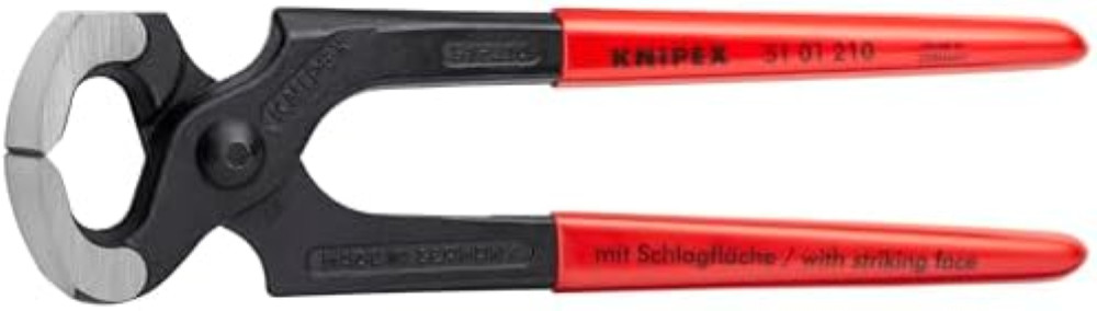 Tenaglia Knipex 51 01 210 Tagliente per Carpenteria Acciaio Forgiato