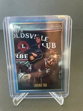 2021 Topps Elvis Presley Loving you   05/10 blue card # 29