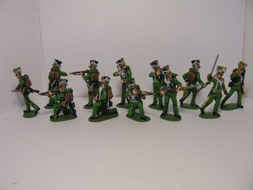 4 Soldats De Plomb First Legion – Wurtemberg 1812 – 1/30 (60mm) – À Restaurer