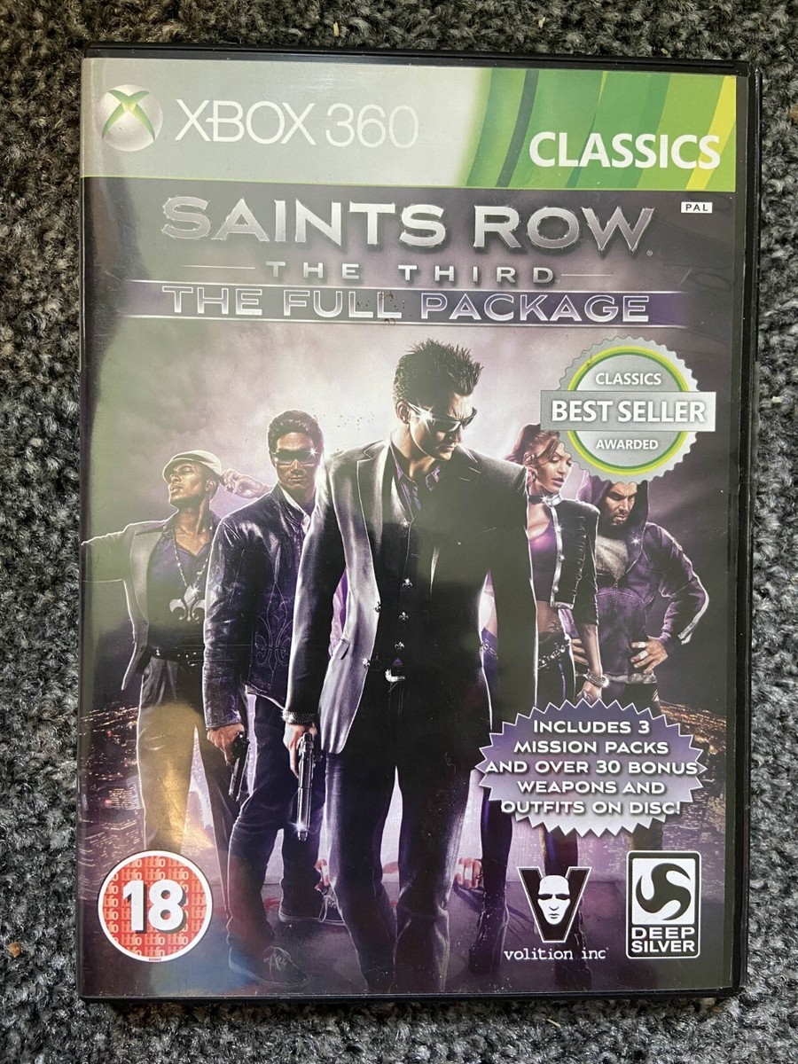 Saints Row The Third: The Full Package (Xbox 360) Backwards