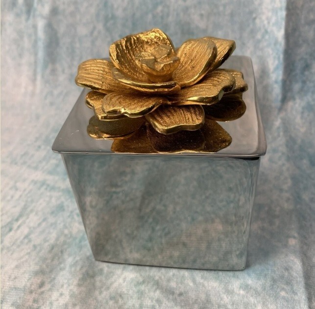 Brass Jewelry Gift Box Handcrafted in India  -image