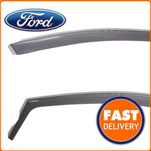 Genuine Ford SMax 2015> Rear Climair Wind Deflectors In Light Grey