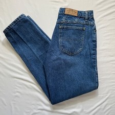 Vintage 90s Lee Riders Women's Size 8M 30W/30L Dark Wash Mom