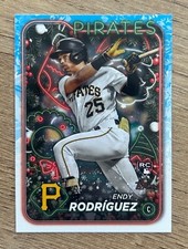 2024 Topps Holiday Endy Rodríguez Rookie #H9 Pittsburgh Pirates