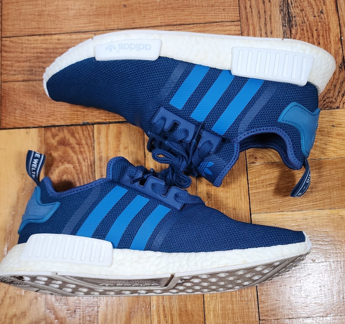 adidas gazelle silver green womens adidas NMD_R1 main image 1