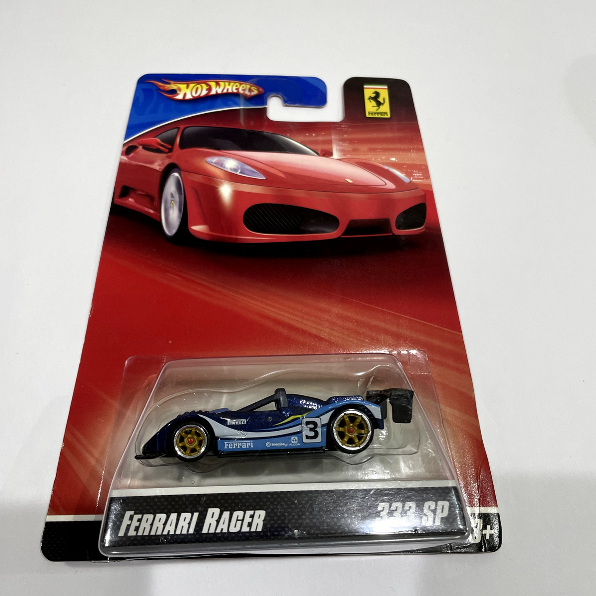 Hot Wheels Ferrari Racer 333 SP Blue #3 Excellent Unopened