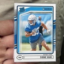 Sione Vaki 2024 Donruss Rated Rookie Detroit Lions 