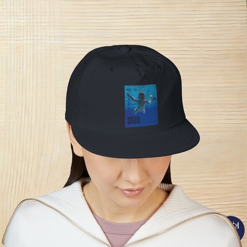 Nirvana Nevermind Album Cover Kurt Cobain Iconic Artwork Unisex Surf Cap - 第 55/64 張圖片