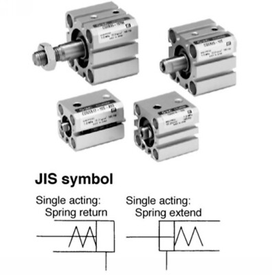 SMC Type Single Acting   Extend CDQSB16-30T Compact Cylinder #E2
