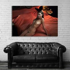 EB092 Kate Moss modello pin up poster erotico e tela