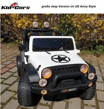 Kinderauto Jeep US Army starke 45W Motoren Kinderfahrzeug Doppelsitzer SUV ATV