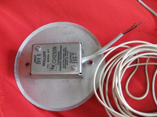 EV Electro-Voice CH230 CH230W Condenser Cardioid Hanging Microphone WHITE 10ft. - Picture 6 of 10