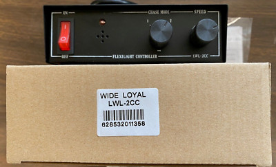 NEW Wide Loyal LWL-2CC  Rope Light Dimmer LED Flexilight  Controller