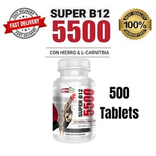 B-12 5500 + B12-5500 B-12 5000 Hierro Para Gallos Roosters NUTRI-LINE Birds 