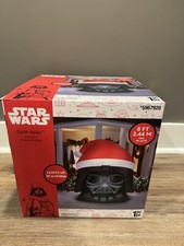 8 Ft GIANT DARTH VADER HEAD Airblown Lighted Yard Inflatable