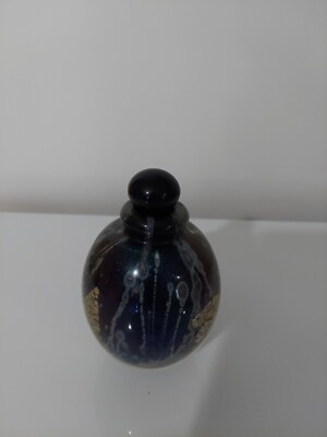 art glass perfume bottles with stopper