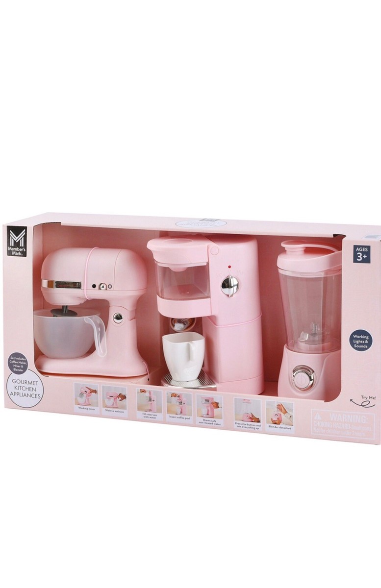 Member's Mark Gourmet Kitchen Appliance Playset for Kids - Pink