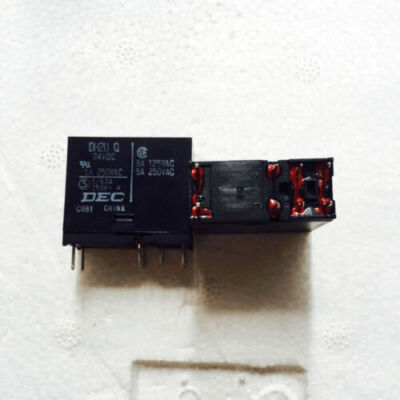 1pcs  DH2U Q 24VDC DEC Power Relay 5A 250VAC 8 Pins