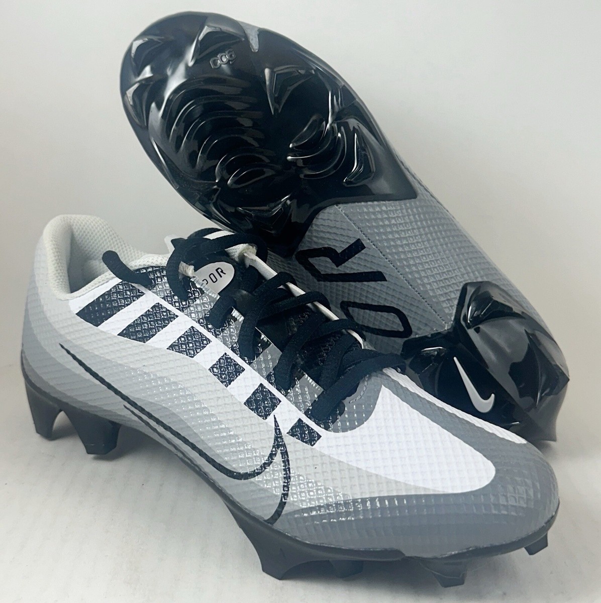 Nike Vapor Edge Speed 360 White Black Football Cleats DQ5110  display picture 1