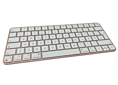 Apple Magic Keyboard A2449 Touch-ID USB-C/Lightning Kabel Pink Deutsch
