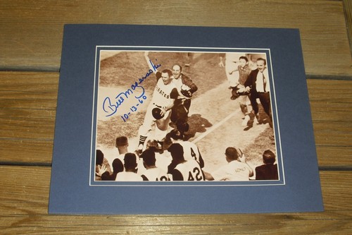 Bill Mazeroski Pittsburg Pirates Great Autographed 8x10 Sepia Photo - 1960 WS HR - Picture 7 of 7