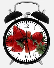 Strawberry Alarm Desk Clock 3.75" Home or Office Decor W178 Nice For Gift