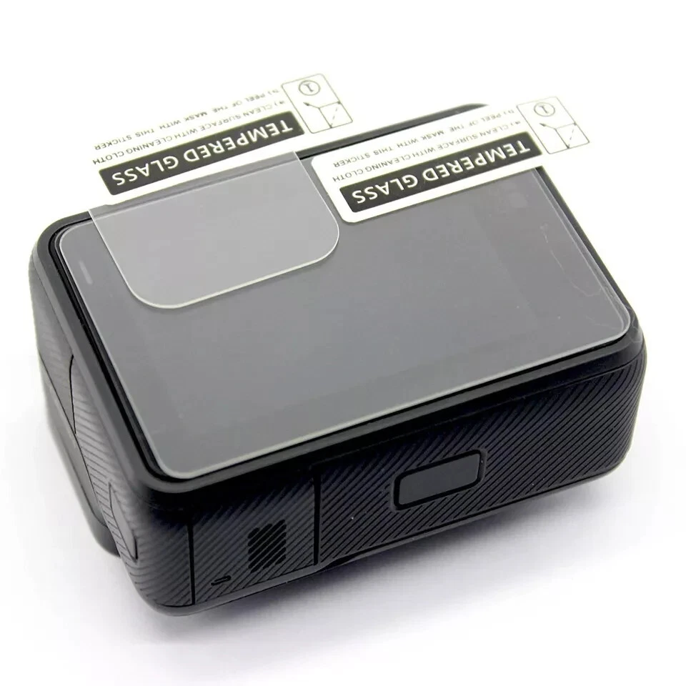 2X GoPro Hero 7 6 5 Camera Tempered Glass LCD Screen + Lens Protector Foils - Image 4 of 4