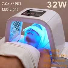 LED Light Photon Therapy 7 Colors PDT Machine Face Body Skin Rejuvenation USA